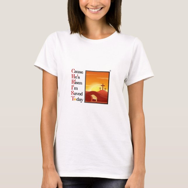 Camiseta Senhoras Cristos Acronym Tee (Frente)