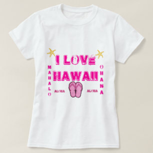 Camiseta Senhoras da Coleção Hawaii Aloha