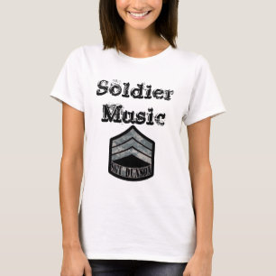 Camiseta Senhoras da música do soldado (LOGOTIPO da ACU