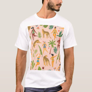 Camiseta Senhoras Dançantes, Leopards Vintage.