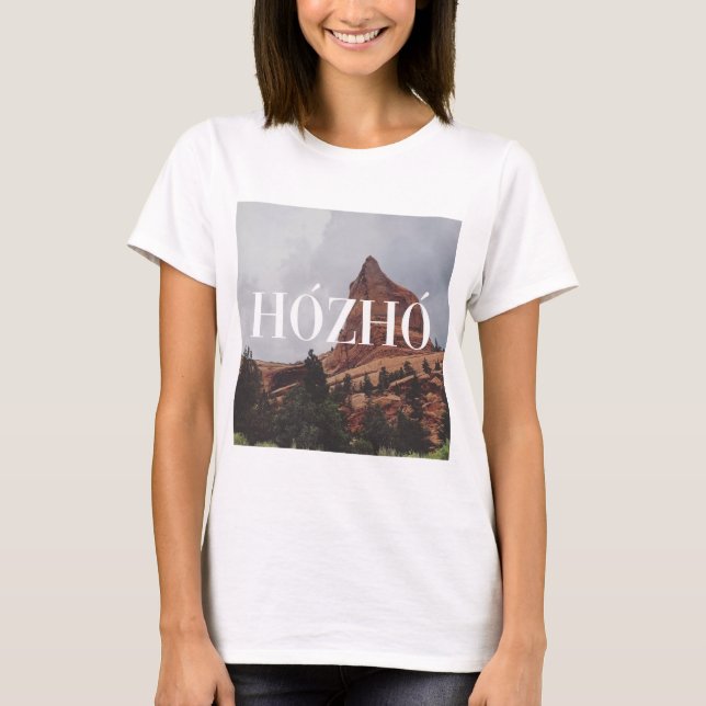 Camiseta Senhoras das montanhas de Hozho Chuska (Frente)