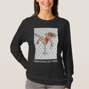 Camiseta Senhoras de Long Sleeve Tee - Olivia em Martini Gl