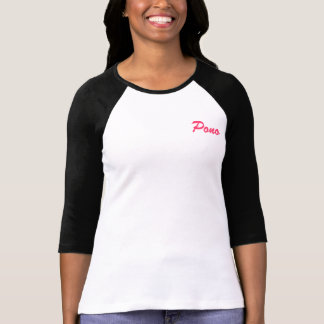 Camiseta Senhoras de Pilaki Pono 3/4 de Raglan da Capa