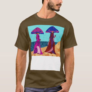 Camiseta Senhoras do Cogumelo na praia