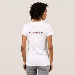 Camiseta Senhoras do #PriceOnPollution do ato da inovação