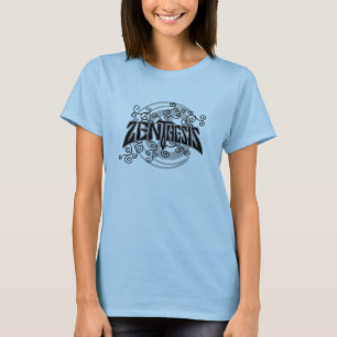 Camiseta Senhoras do T da lua da tese do zen