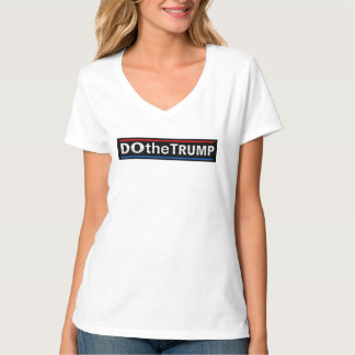 Camiseta Senhoras do TRUMP V-Neck