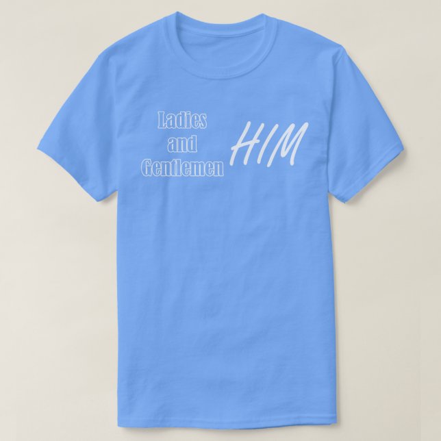 Camiseta senhoras e senhores (Frente do Design)