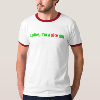 Camiseta Senhoras, eu sou uma cara agradável