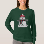 Camiseta Senhoras Kentucky Snowman Christmas Long Sleeve<br><div class="desc">Senhoras Kentucky Snowman Christmas Long Sleeve</div>