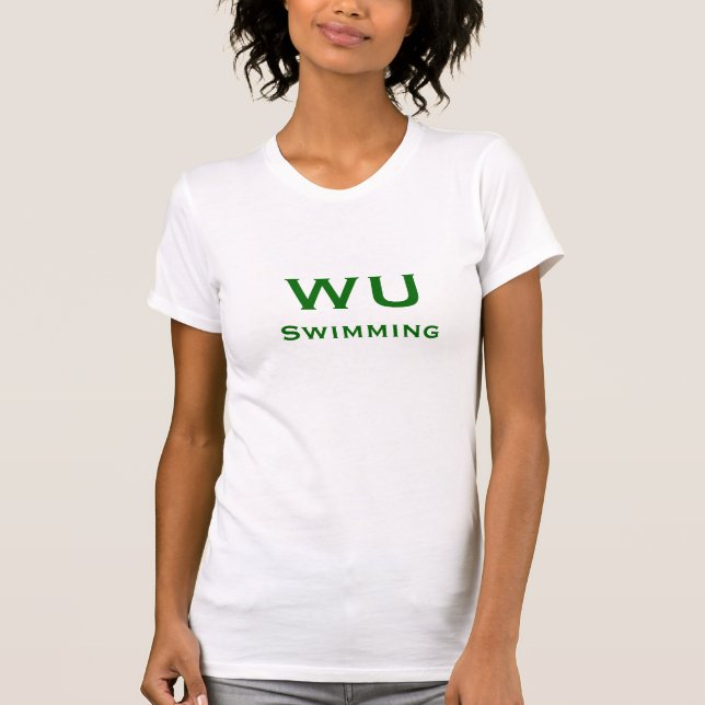Camiseta Senhoras Merch de Whitman U (Frente)