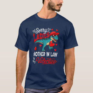 Camiseta Senhoras Piadas Engraçadas Mãe Na Lei É Meu Namora