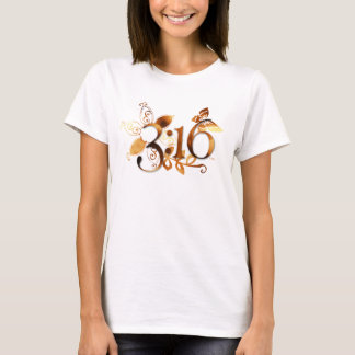 Camiseta Senhoras T da assinatura do 3:16
