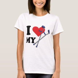 Camiseta Senhoras T do amor da muleta