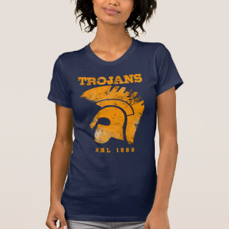 Camiseta Senhoras V profundo Trojan