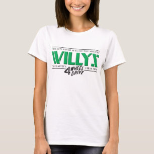 Camiseta Senhoras verdes de Willys 4WD