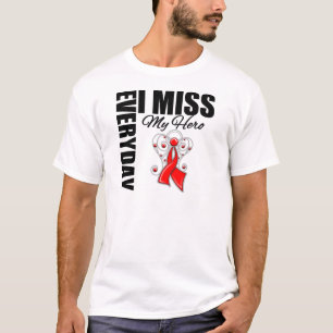 Camiseta Senhorita diária Meu Herói Curso Doença de I
