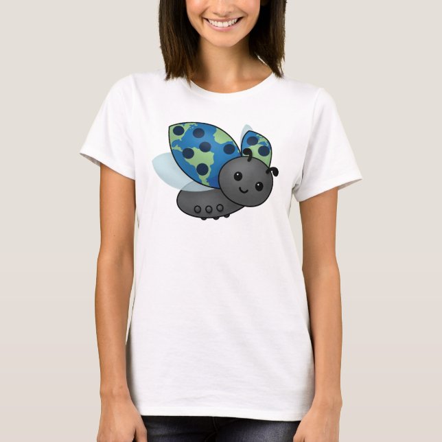 Camiseta Senhorita do Dia da Terra (Frente)