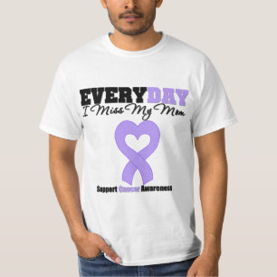 Camiseta Senhorita do general Cancer Cada Dia Eu minha mam