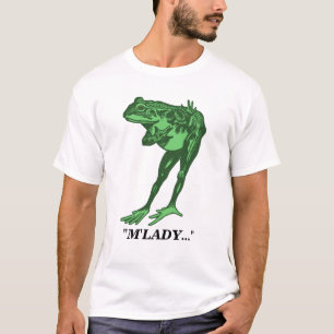 Camiseta Senhorita Sapo Engraçado Minha Senhora Príncipe