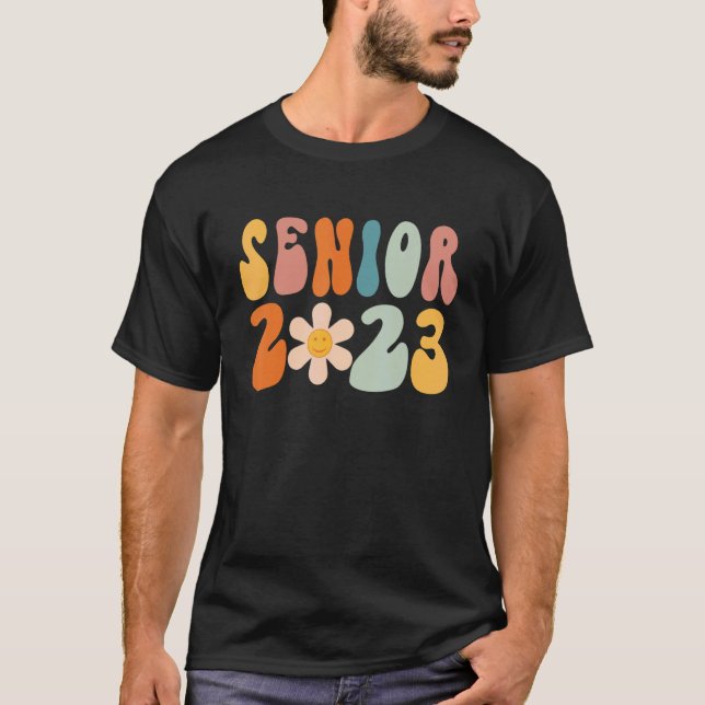 Camiseta Senior 2023 Pre k Grow with Me Graduation Student  (Frente)