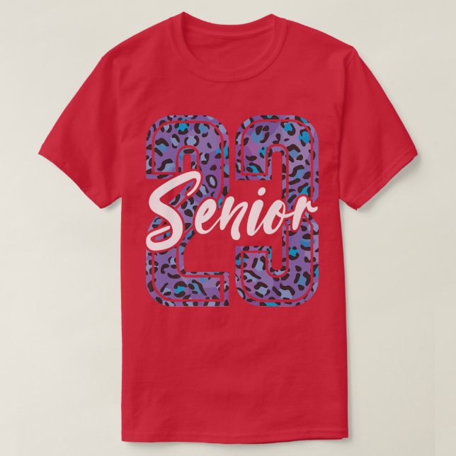 Camiseta senior 2023 shirt leopard 23 for men women senior  (Frente do Design)