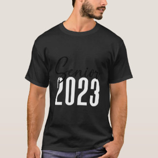 Camiseta Sênior 2023 Turma De 2023 Decoração De Cor Escolar