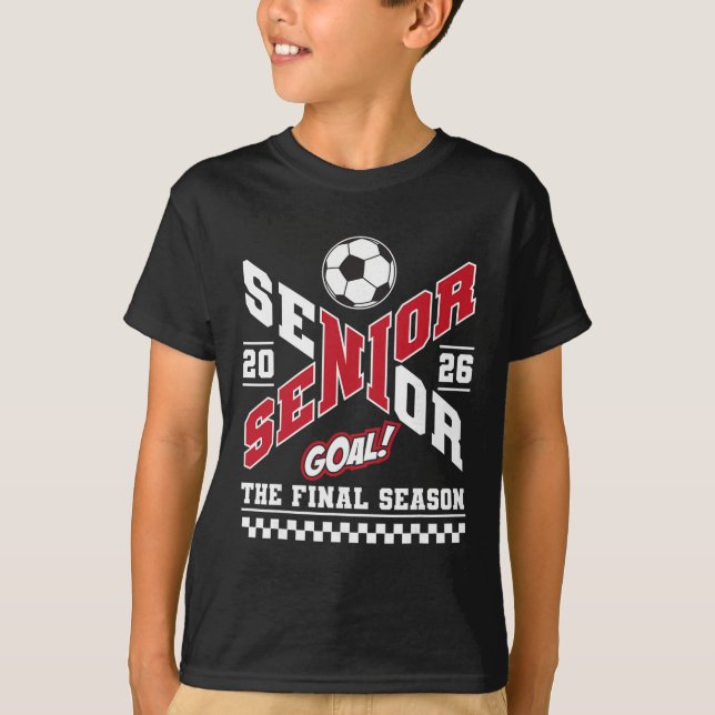 Camiseta Senior 2026 Cl Of 2026 The Final Season Soccer Mom (Frente)