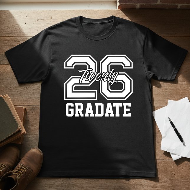 Camiseta Senior 2026 Graduation T-Shirt - Class of 2026 (Criador carregado)