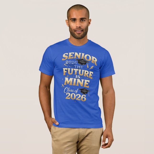 Camiseta Senior 2026 – The Future is Mine (Frente Completa)