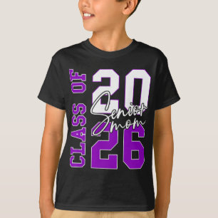 Camiseta Sênior 2026 Turma De 2026 Roxo Graduação 2026 Sêni
