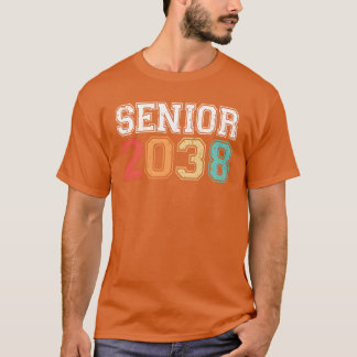 Camiseta Senior 2038 Graduation Retro Vintage friends