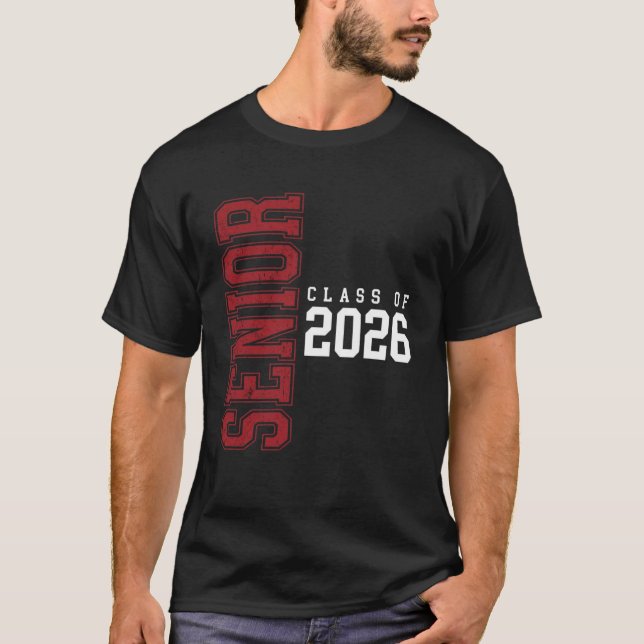 Camiseta Senior Class of 2026 Graduation Gift for Seniors (Frente)