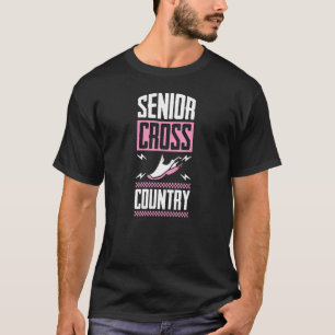 Camiseta Senior Cross Country Matching High School XC Corri