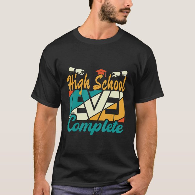 Camiseta Senior Gamer 2023 High School Level Complete 2023  (Frente)