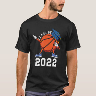 Camiseta Senior Grads Class Of 2022 Basketball Dabbing Grad