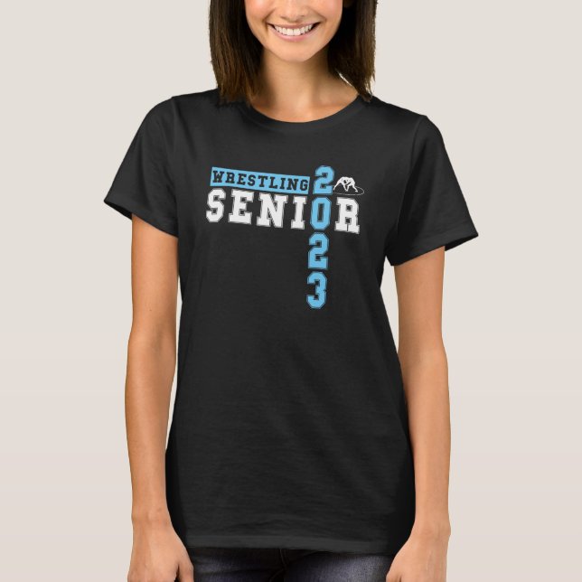 Camiseta Senior Night Wrestling Senior 2023 Graduation Part (Frente)