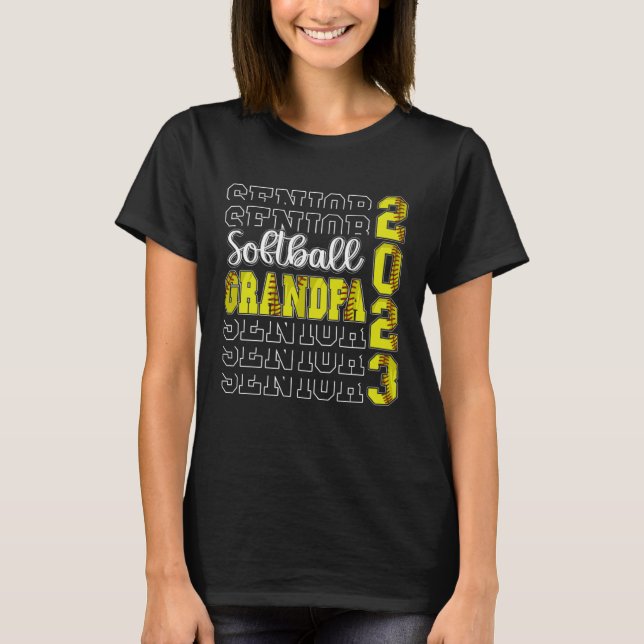 Camiseta Senior Softball Grandpa 2023 Sport Lover Proud Gra (Frente)