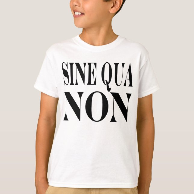 Camiseta Seno - qua - citações Latin não famosas: Palavras (Frente)