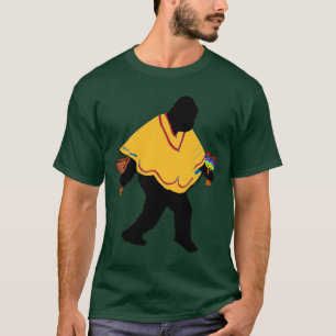 Camiseta Senor Squatcho de Mayo com Poncho