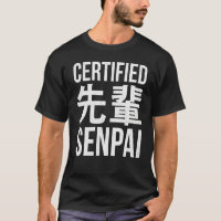 Senpai Certificado para Fãs de Animação Japonesa