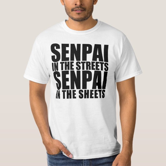 CAMISETA SENPAI EM TODA PARTE (Frente)