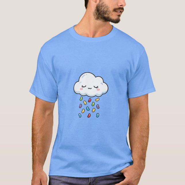 Camiseta SenpaiXEL Sleepy Jellybean Cloud (Frente)