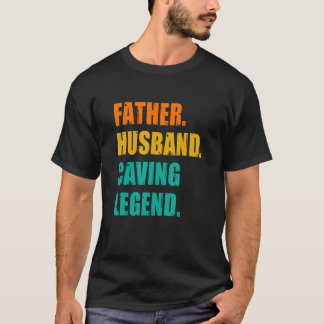 Camiseta Sens Padre Husband Caving Legenda Speleology Spelu