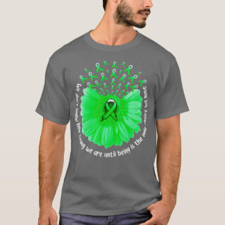 Camiseta Sensação da Saúde Mental dos Girassóis Fita Verde 