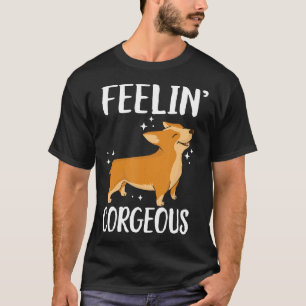 Camiseta Sensação de Cachorro Corvo Corgês Corgês Corgês