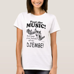 Camiseta Sensação de Djembe a música