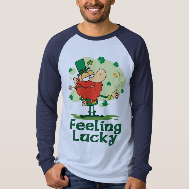 Camiseta Sensação de Lucky Leprechaun Tshirt (Frente)