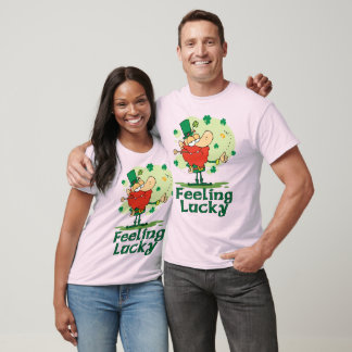 Camiseta Sensação de Lucky Leprechaun Tshirt