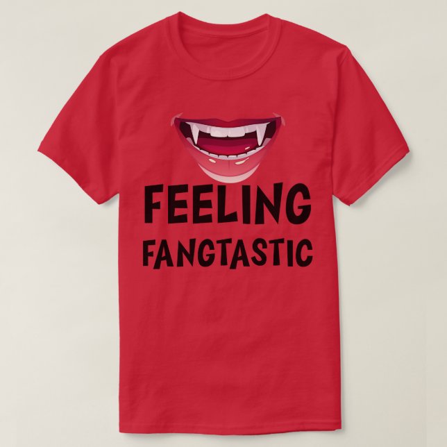 Camiseta Sensação de sujeira Fangtástica (Frente do Design)